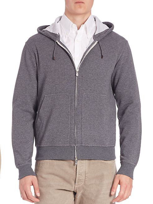 Brunello Cucinelli - Long Sleeve Hooded Jacket