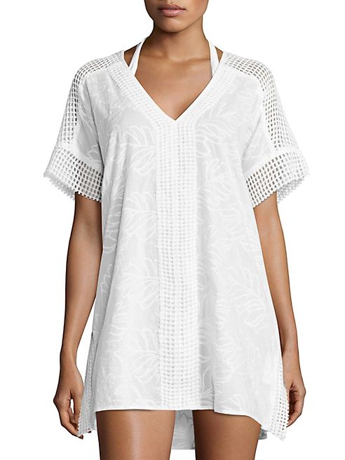 Lilly Pulitzer - Embroidered Eyelet Cutout Caftan