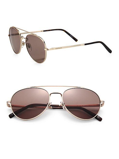 Montblanc - Round Aviator Sunglasses