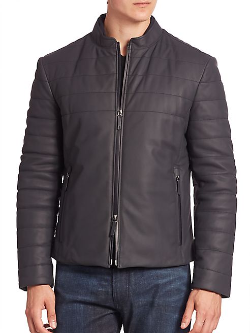 Armani Collezioni - Leather Bomber