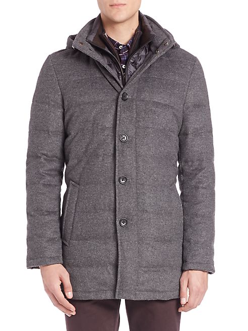 Saks Fifth Avenue Collection - Wool & Cashmere Quilted Jacket