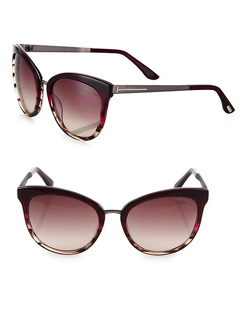 Tom Ford Eyewear - Emma 56MM Cat Eye Sunglasses