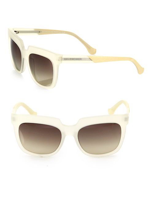 Balenciaga - 55MM Square Sunglasses