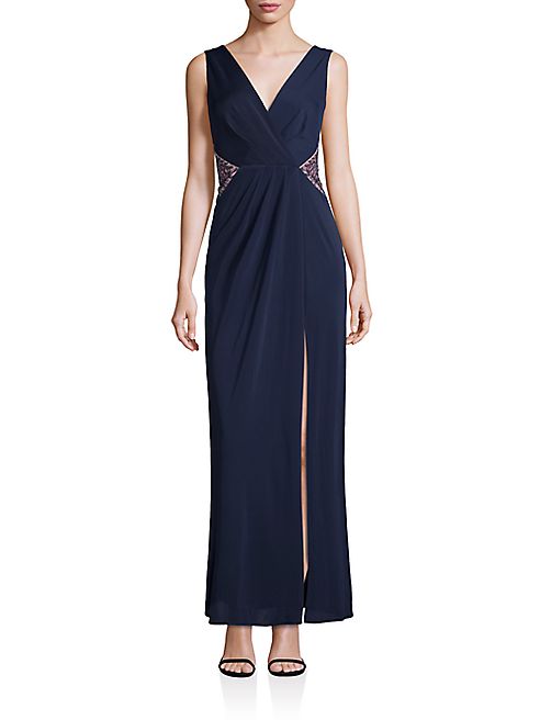 BCBGMAXAZRIA - Off-Center Slit Gown