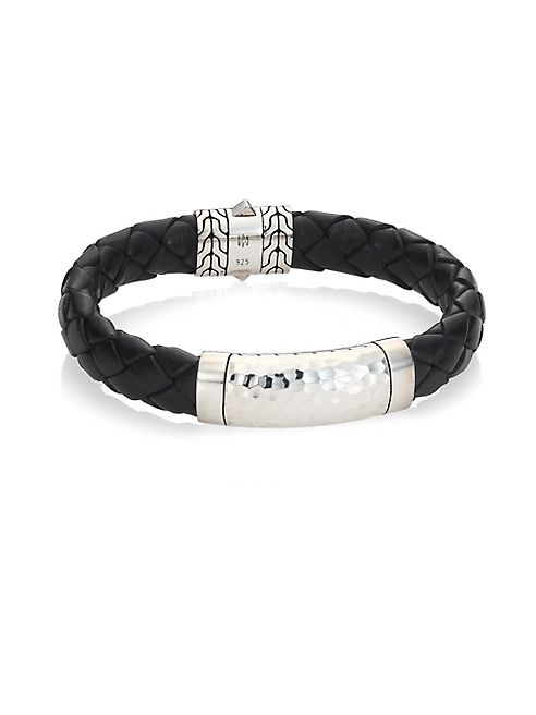 John Hardy - Classic Chain Collection Sterling Silver & Braided Band Bracelet