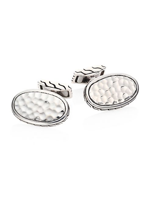 John Hardy - Classic Chain Collection Sterling Silver Cuff Links