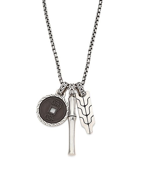 John Hardy - Sterling Silver Bamboo Pendant Necklace