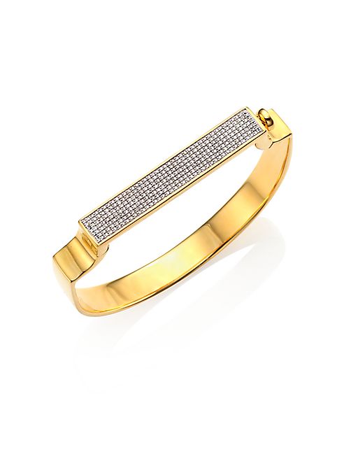 Monica Vinader - Signature Diamond Pavé Bangle