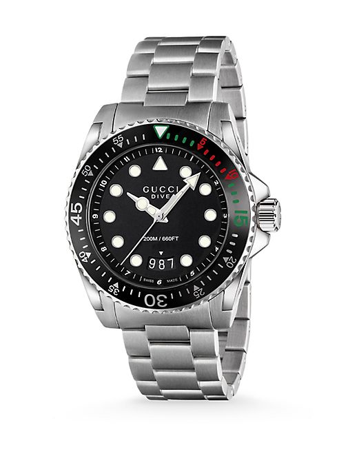 Gucci - Dive Stainless Steel Bracelet Watch