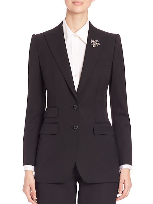 Dolce & Gabbana - Embellished-Lapel Jacket