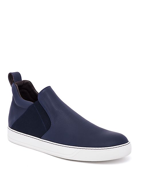 Lanvin - Chelsea Leather Slip-Ons