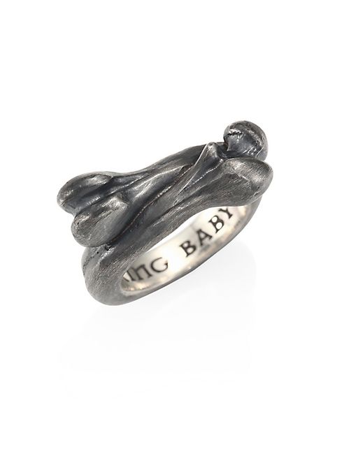 King Baby Studio - Sterling Silver Bone Ring