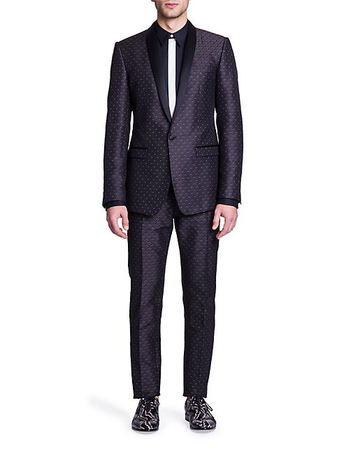 Dolce & Gabbana - Jacquard Two-Piece Tuxedo Suit