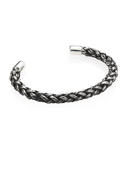 King Baby Studio - Sterling Silver Braided Cuff Bracelet