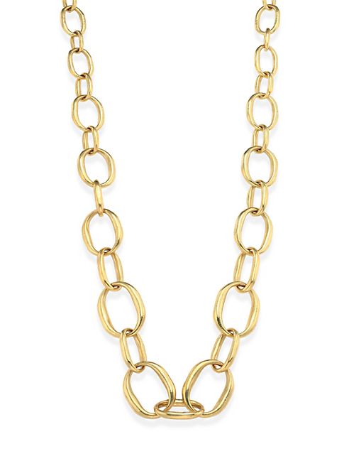 Vaubel - Graduating Edgy Oval Links Necklace