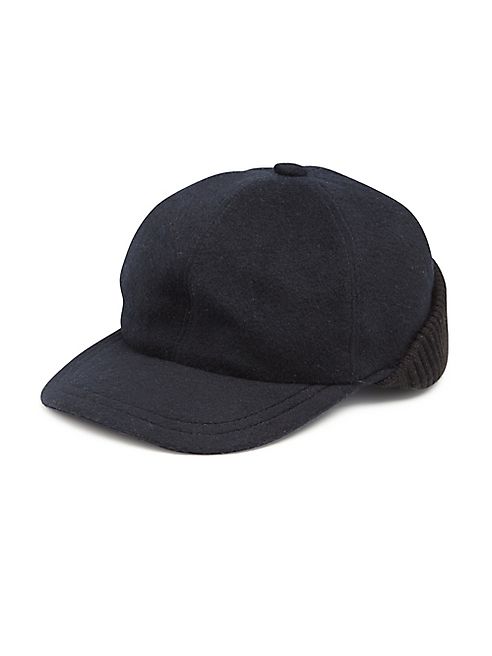 Saks Fifth Avenue Collection - Roller Knit Wool Blend Cap