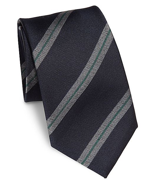 Brioni - Italian Silk Striped Tie