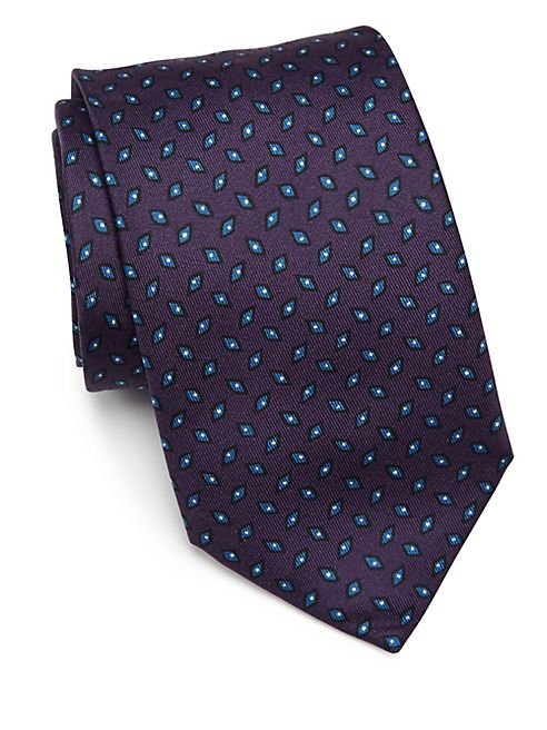 Brioni - Micro Pattered Silk Tie