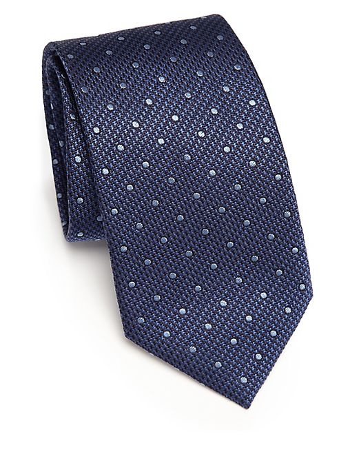 Brioni - Polka Dotted Silk Tie