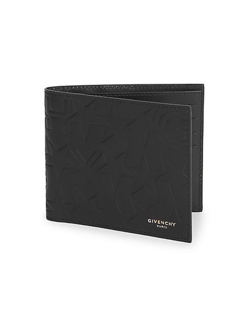 Givenchy - Star Motif   Leather Bi-Fold Wallet