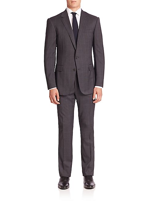 Ralph Lauren - Purple Label Classic-Fit Windowpane Wool Suit