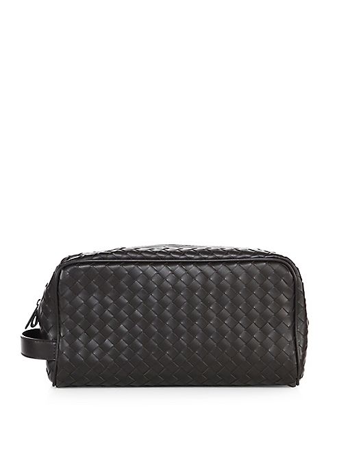 Bottega Veneta - Intrecciato Woven Leather Toiletry Case