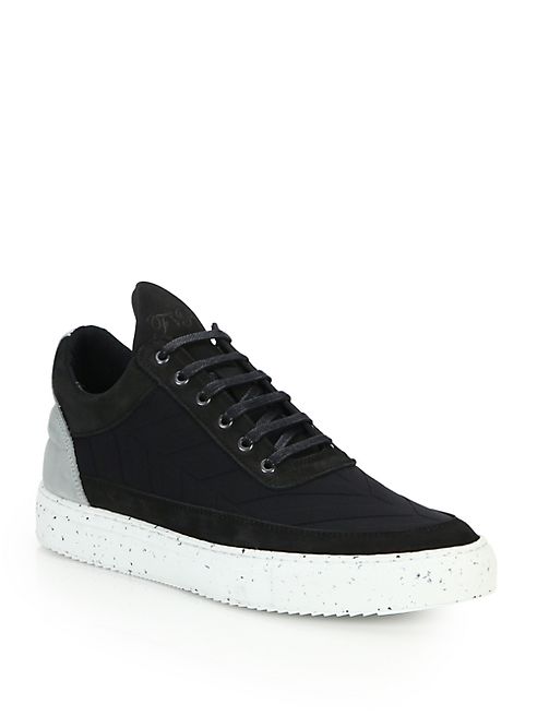 Filling Pieces - Low-Top Leather Sneakers