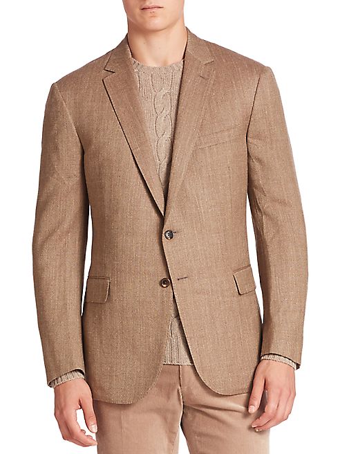 Ralph Lauren - Purple Label Wool & Silk Blend Blazer