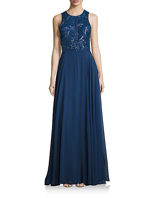 Parker Black - Blakney Embellished A-Line Gown