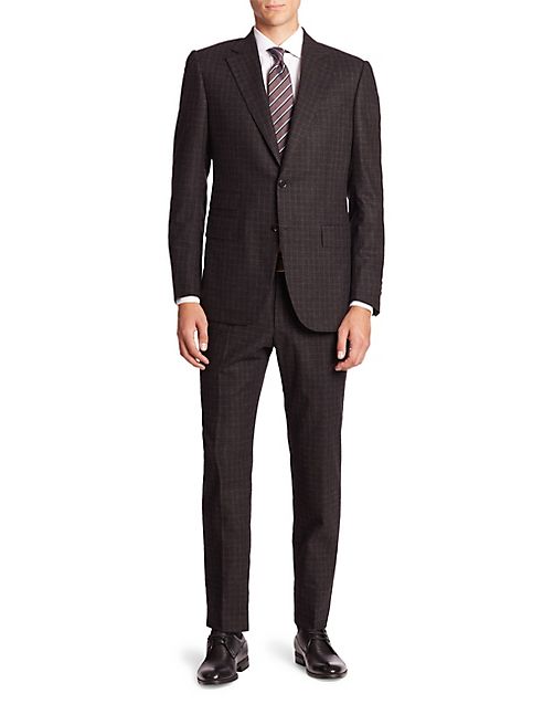 Ermenegildo Zegna - Plaid Woolen Suit