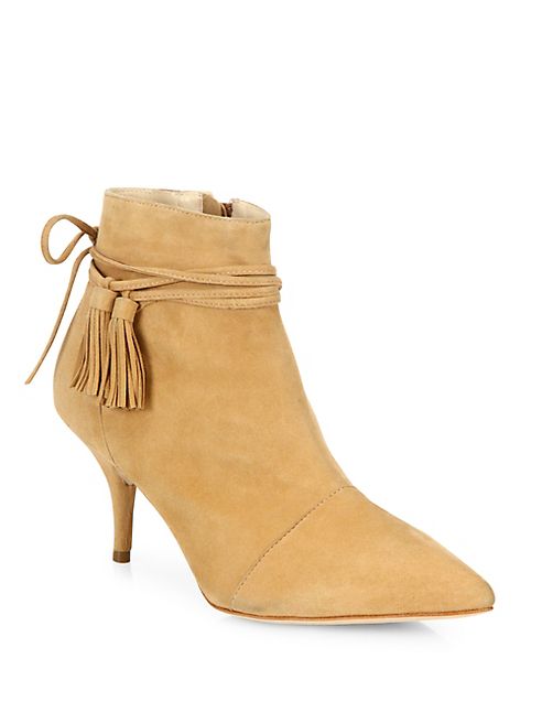 Loeffler Randall - Angie Suede Kitten-Heel Booties