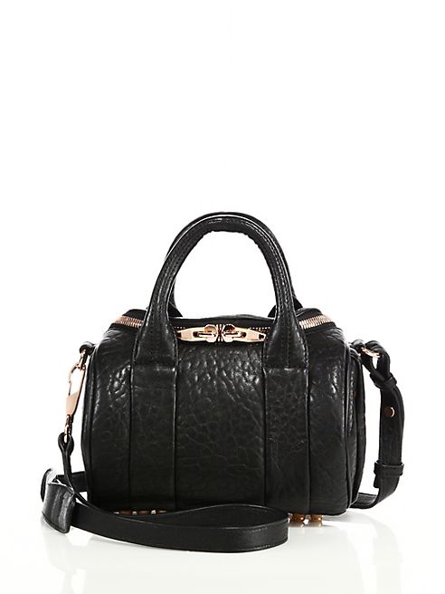 Alexander Wang - Rockie Mini Pebbled Leather Duffel Bag