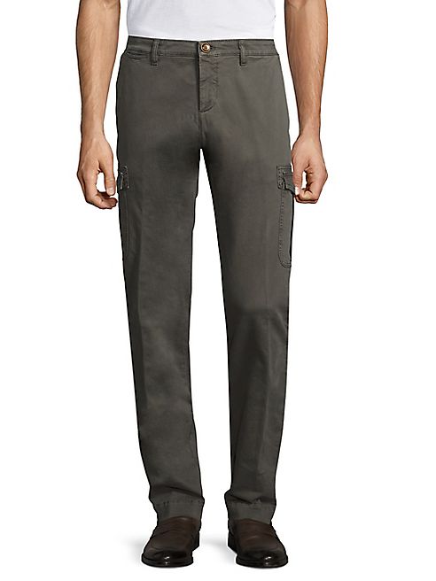 Eleventy - Straight Leg Washed Cargo Pants