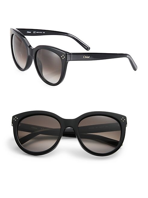 Chloé - Boxwood 55MM Cat's-Eye Sunglasses