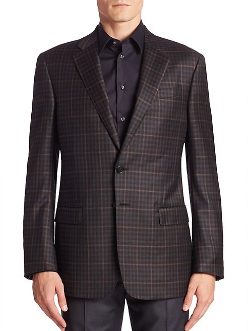 Giorgio Armani - Model Checked Sport Coat