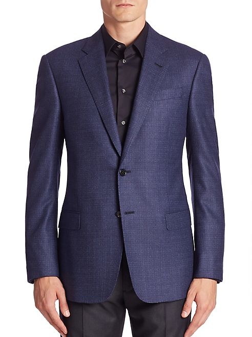 Giorgio Armani - Virgin Wool Long Sleeve Jacket