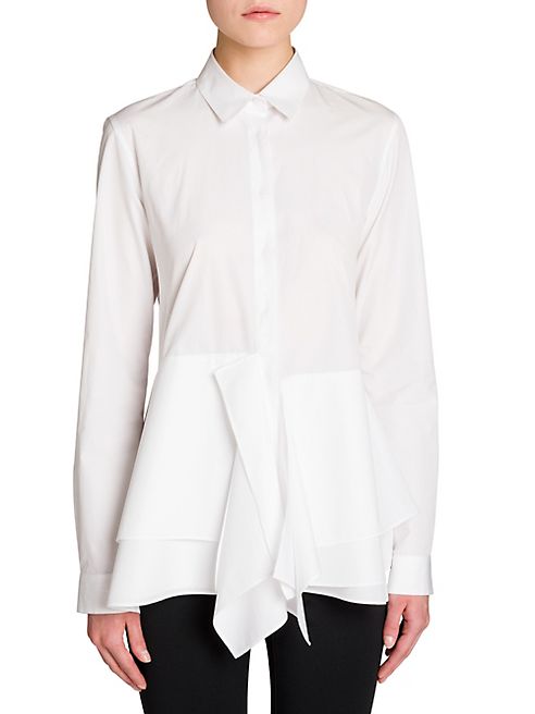 Jil Sander - Benedetta Flare Poplin Shirt