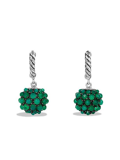 David Yurman - Osetra Earrings with Green Onyx