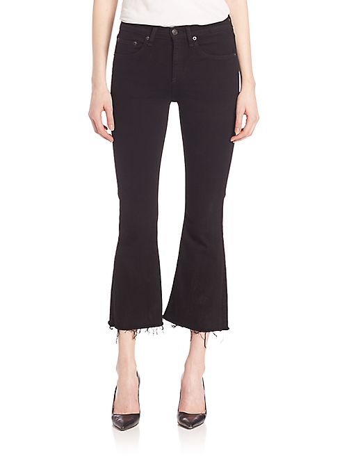 rag & bone/JEAN - Cropped Flare Jeans