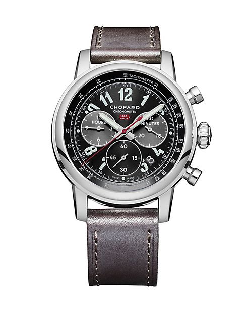 Chopard - Mille Miglia 2016 Race Edition Stainless Steel & Leather Strap Watch