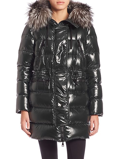 Moncler - Aphrotiti Fur-Trimmed Puffer Jacket