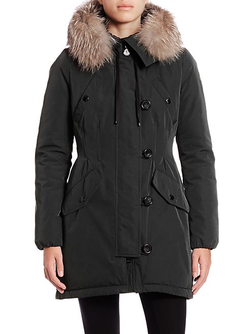 Moncler - Aredhel Fur-Trimmed Jacket