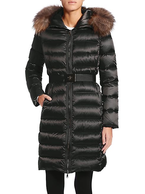 Moncler - Tinuviel Fur-Trimmed Puffer Jacket