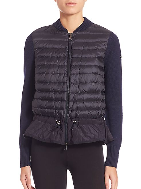 Moncler - Maglione Knit Puffer Cardigan