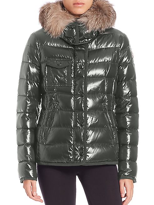 Moncler - Armoise Fur-Trimmed Puffer Jacket