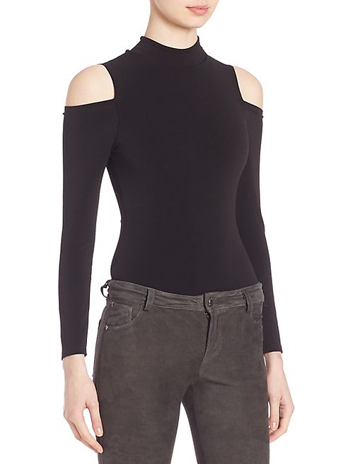 Alice + Olivia - Suzi Cold-Shoulder Bodysuit