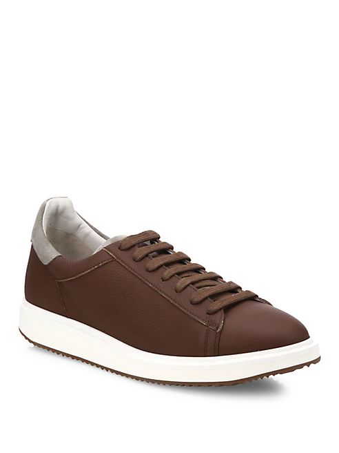 Brunello Cucinelli - Low-Top Leather Sneakers