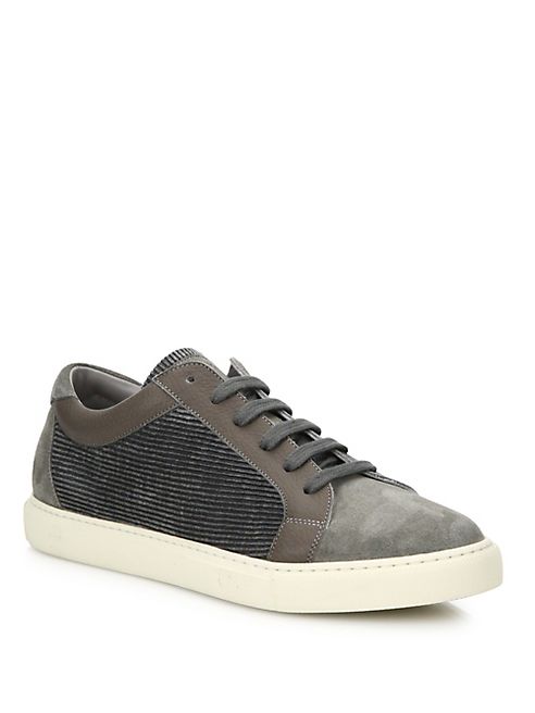 Brunello Cucinelli - Velvet Suede Sneakers