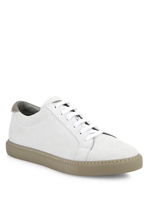 Brunello Cucinelli - Lace-Up Leather Sneakers