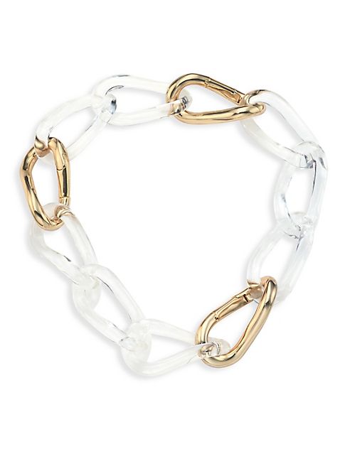 Alexis Bittar - Lucite Convertible Infinity Link Necklace & Bracelet